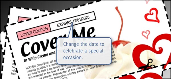 love coupon examples